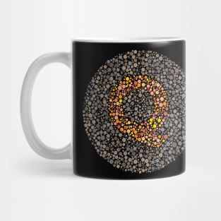 Letter Q Ishihara Test Mug